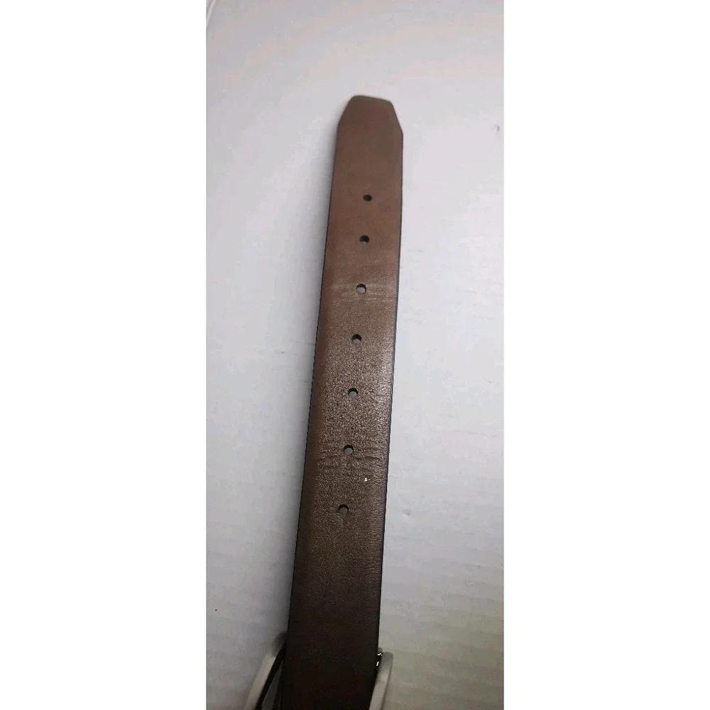 Kenneth Cole Reaction  Reversible Black and Brown Leather Belt - Size‎ 38